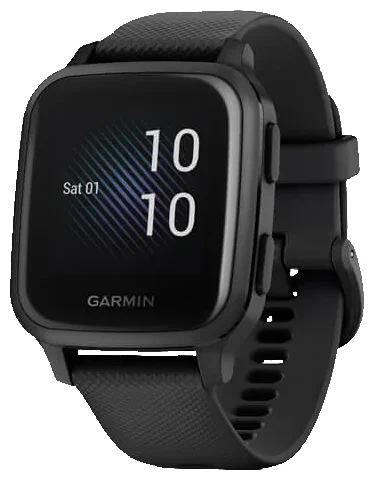 Умные часы c GPS Garmin venu Sq Music Edition черный/серый
